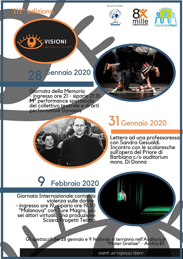 Al via la III^ ed. della mini rassegna “Visioni. Dei conflitti, dei diritti”